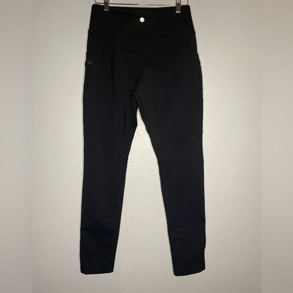 NWT New Gradual Sportswear Black Leggings with Zippered Pockets Size Large - Picture 13 of 14